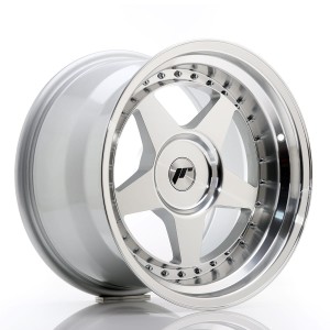 Felga aluminiowa JR Wheels JR6 17x10 ET0-20 BLANK Silver Machined Face