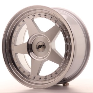 Felga aluminiowa JR Wheels JR6 17x8 ET20-35 BLANK Silver Machined Face