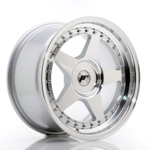 Felga aluminiowa JR Wheels JR6 17x9 ET20-35 BLANK Silver Machined Face