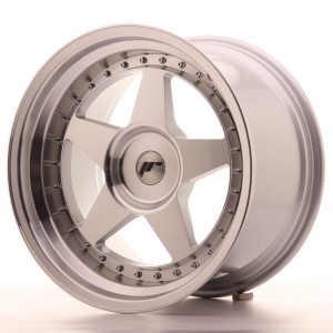 Felga aluminiowa JR Wheels JR6 18x10,5 ET0-25 BLANK Silver Machined Face