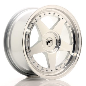 Felga aluminiowa JR Wheels JR6 18x8,5 ET20-40 BLANK Silver Machined Face