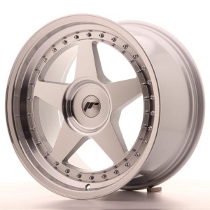Felga aluminiowa JR Wheels JR6 18x9,5 ET20-40 BLANK Silver Machined Face