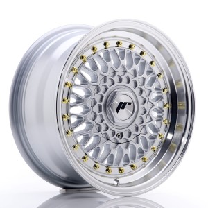 Felga aluminiowa JR Wheels JR9 15x7 ET20 BLANK Silver w/Machined Lip