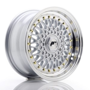 Felga aluminiowa JR Wheels JR9 15x8 ET15 4x100/114 Silver w/Machined Lip