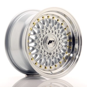 Felga aluminiowa JR Wheels JR9 15x8 ET20 BLANK Silver w/Machined Lip