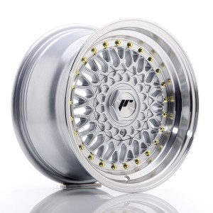 Felga aluminiowa JR Wheels JR9 15x8 ET20 4x100/108 Silver w/Machined Lip