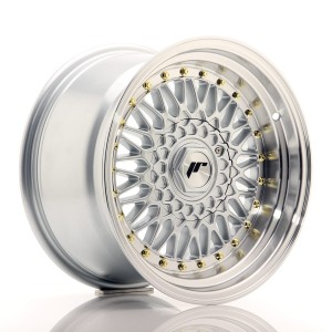 Felga aluminiowa JR Wheels JR9 16x9 ET20 BLANK Silver w/Machined Lip