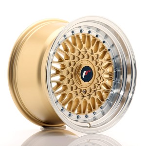 Felga aluminiowa JR Wheels JR9 16x9 ET20 4x100/108 Gold w/Machined Lip