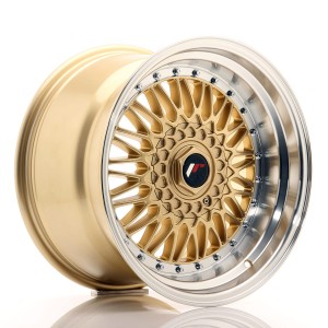 Felga aluminiowa JR Wheels JR9 17x10 ET20 5x112/120 Gold w/Machined Lip