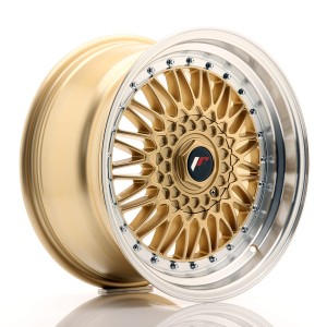 Felga aluminiowa JR Wheels JR9 17x8,5 ET20 4x100/108 Gold w/Machined Lip