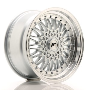 Felga aluminiowa JR Wheels JR9 17x8,5 ET20 5x112/120 Silver w/Machined Lip+Silver Rivets