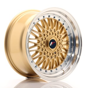 Felga aluminiowa JR Wheels JR9 17x8,5 ET35 5x112/120 Gold w/Machined Lip