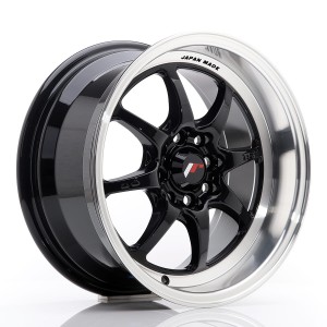 Felga aluminiowa JR Wheels TF2 15x7,5 ET30 4x100/114 Gloss Black