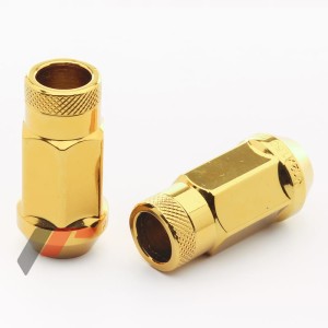 Zestaw 20 kutych nakrętek Japan Racing Nuts JN1 12x1,25 Gold