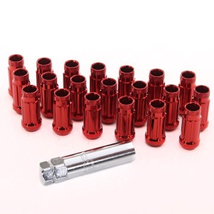 Zestaw 20 kutych nakrętek Japan Racing Nuts JN4 12x1,5 Red