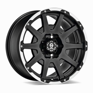 Felga aluminiowa SPARCO DAKAR MATT BLACK LIP POLISH 5,5x16 5x139,70 ET5