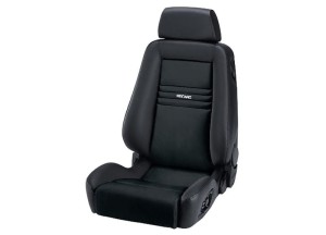 Fotel samochodowy RECARO Ergomed ES Clima Dinamica black / Leather black