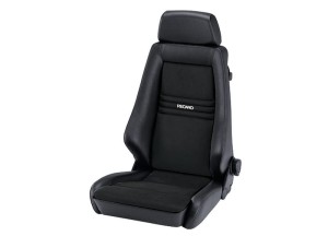 Fotel samochodowy RECARO Specialist S (LX/F) Dinamica black / Artificial leather black