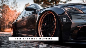 Wide body Audi S6 C7 Avant + zestaw splitterów