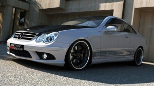 Dokładki progów Mercedes CLK W209 AMG Look