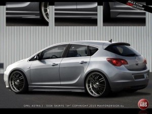 Dokładki progów Opel Astra J