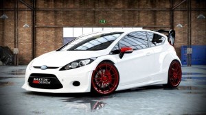 Bodykit rajdowy Ford Fiesta MK7 Przedlift