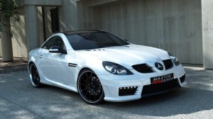 Spojlery progowe Mercedes SLK R171 (SLK R172 AMG Look) ABS PLASTIC