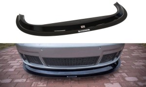 Splitter przedni hybrydowy Audi RS6 C5 (czarny połysk)