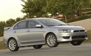 Dokładki progów Mitsubishi Lancer X 2007-
