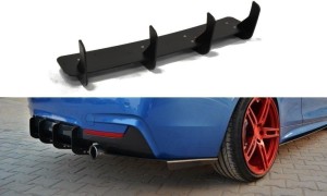 Dyfuzor tylny i splittery tylne boczne BMW 4 F32 M-Pack