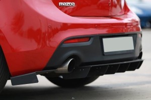 Splittery tylne boczne Mazda 3 MK2 MPS