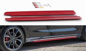 Dokładki progów V2 Hyundai i30 N MK3 (czerwony)