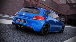 Dyfuzor tylny Volkswagen Scirocco MK3 R (z 2 otworami na wydech)