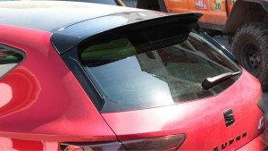 Przedłużenie spojlera Seat Leon Cupra MK3 Polift (czarny mat)