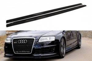 Dokładki progów Audi RS6 C6 (czarny mat)