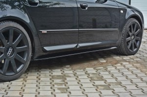 Dokładki progów Audi S4 / A4 / A4 S-Line B6 / B7 (czarny mat)