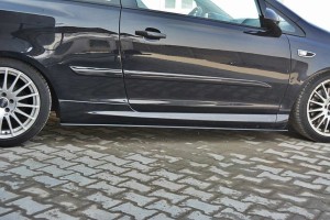 Dokładki progów Opel Corsa D OPC / VXR (czarny połysk)