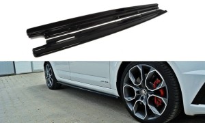 Dokładki progów Skoda Octavia RS MK3 / MK3 Facelift Hatchback / Kombi (carbon look)