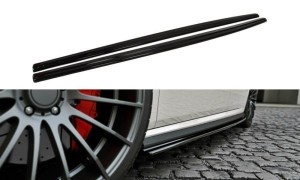 Dokładki progów Volkswagen Polo MK5 GTI Polift (czarny mat)