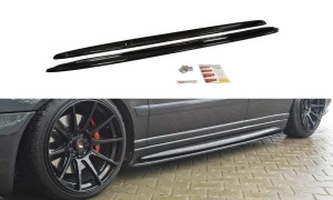 Dokładki progow Audi S4 B5 (czarny mat)