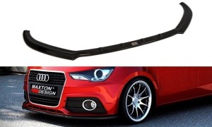 Splitter przedni Audi A1 8X (czarny mat)