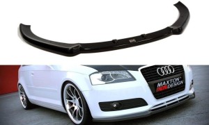 Splitter przedni Audi A3 8P Polift (czarny połysk)