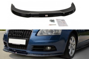 Splitter przedni Audi A6 S-Line C6 (czarny mat)
