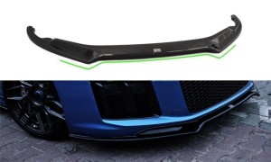 Splitter przedni V2 Audi R8 MK2 (czarny połysk)