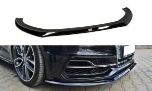 Splitter przedni Audi S3 / A3 S-Line 8V Hatchback / Sportback (czarny połysk)