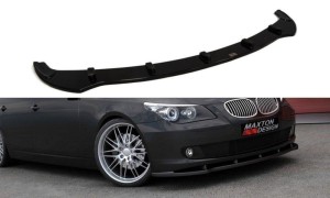 Splitter przedni BMW 5 E60 / E61 Polift (czarny mat)