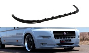 Splitter przedni Fiat Ducato III (do standardowego zderzaka) (carbon look)