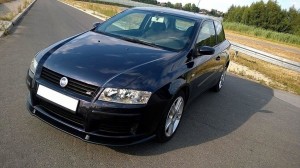 Splitter przedni Fiat Stilo 3D (czarny mat)
