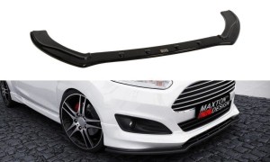 Splitter przedni Fiesta MK7 ST-Line / Zetec S Polift 2013- (czarny mat)