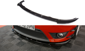 Splitter przedni V1 Ford Fiesta ST MK6 (czarny połysk)
